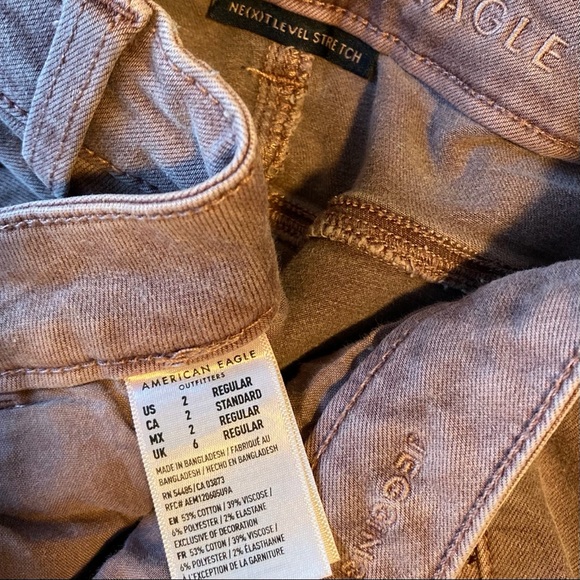 AE mauve colored jeggings - Picture 3 of 3